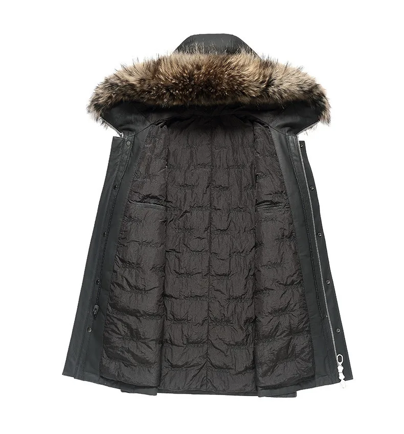 Genuine Raccoon Fur Collar Long Coat Winter Jacket Men Cow Leather Down Jackets Z18JMN18009MY1440
Genuine Raccoon Fur Collar Long Coat Winter Jacket Men Cow Leather Down Jackets Z18JMN18009MY1440