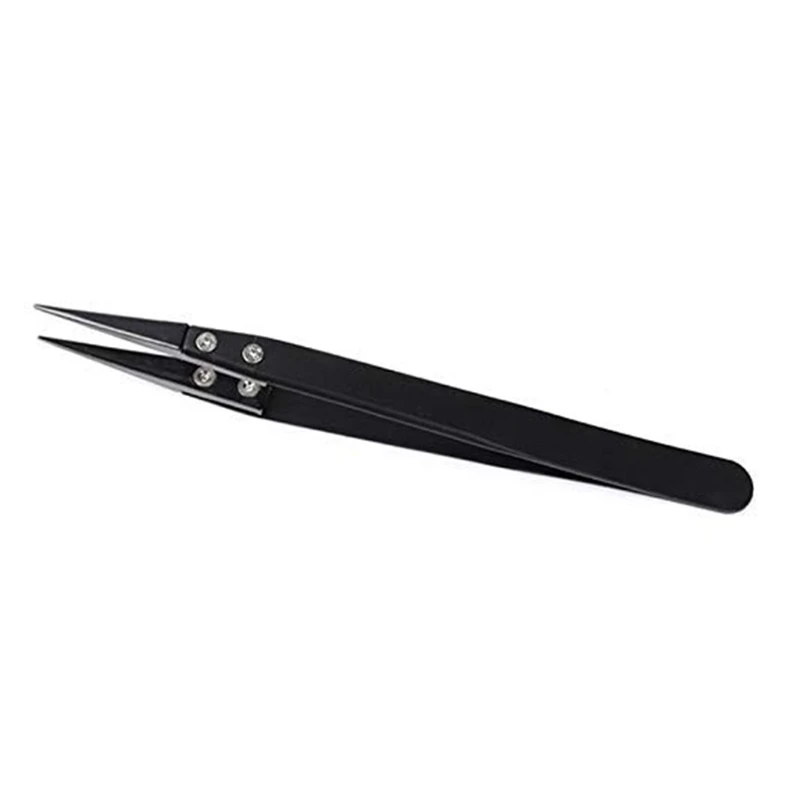 Ceramic Tips Tweezers Stainless Steel Handle Straight Aimed Tweezers For Coils 54DC
Ceramic Tips Tweezers Stainless Steel Handle Straight Aimed Tweezers For Coils 54DC