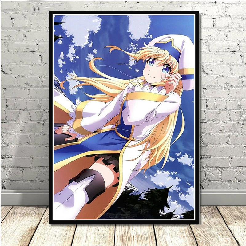 Goblin Slayer Милая сексуальная девушка аниме плакат настенное искусство картины