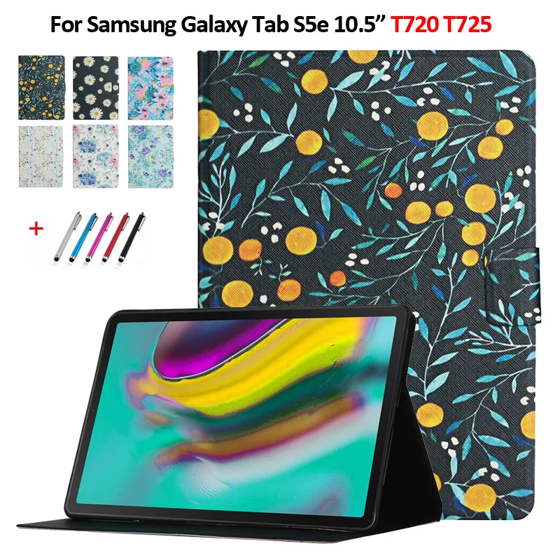 S5e Case For Samsung Tab S5e 10.5" Floral Printed Leather Stand Cover For Funda Samsung Galaxy Tab S5e Case SM T720 T725 + Pen
S5e Case For Samsung Tab S5e 10.5" Floral Printed Leather Stand Cover For Funda Samsung Galaxy Tab S5e Case SM T720 T725 + Pen
