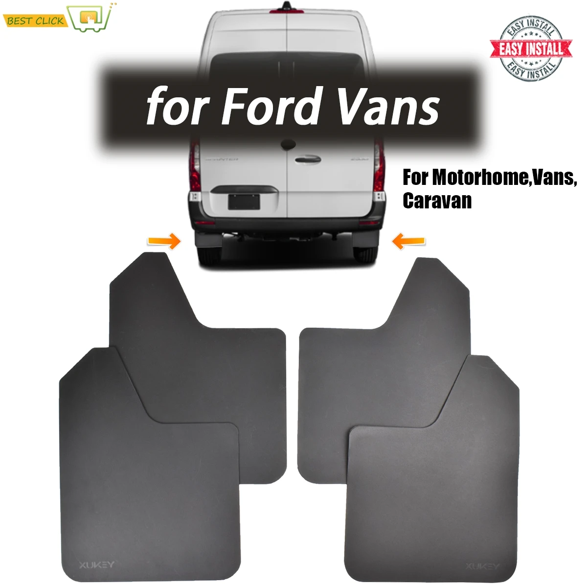 Гоночные Брызговики для Ford Transit Connect Courier Custom Tourneo 150 250 350 Mk6 Mk7 Mk8