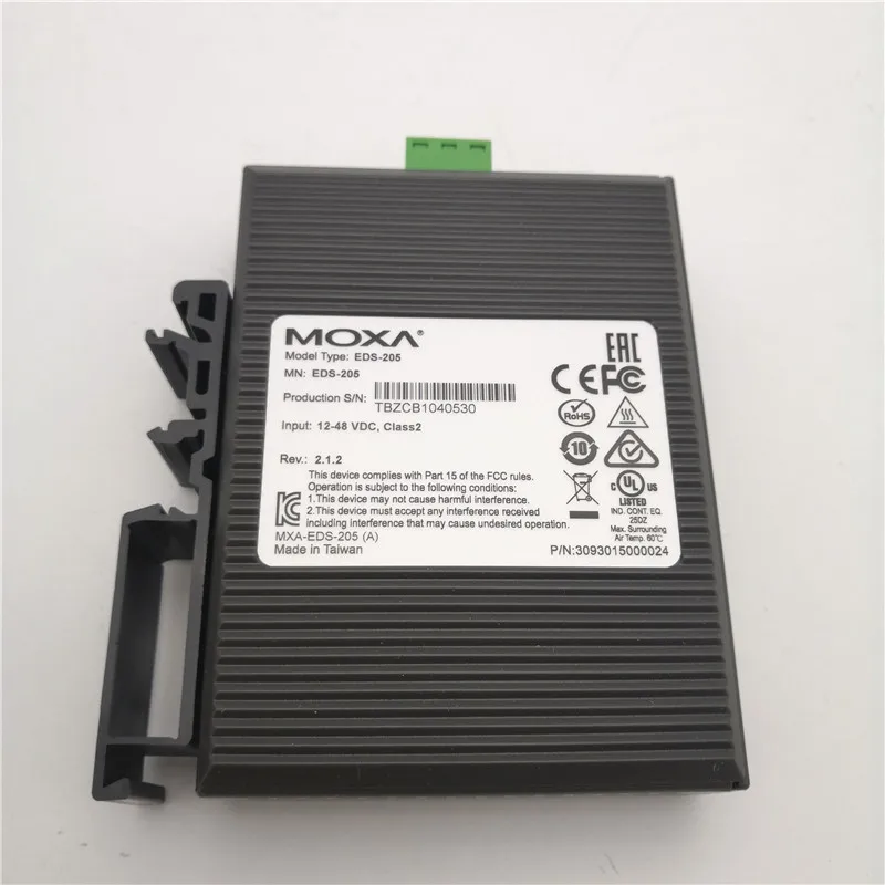 MOXA EDS-205A-M-SC-T Unmanaged Ethernet switch with 4 10/100BaseT(X) ports
MOXA EDS-205A-M-SC-T Unmanaged Ethernet switch with 4 10/100BaseT(X) ports