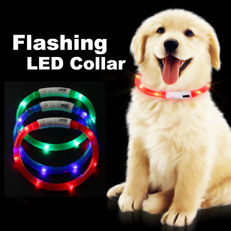 USB Charging Led Dog Collar Anti-Lost/Avoid Car Accident Collar For Dogs Puppies Collars Leads Pet Supplies LED Light Necklace
USB Charging Led Dog Collar Anti-Lost/Avoid Car Accident Collar For Dogs Puppies Collars Leads Pet Supplies LED Light Necklace