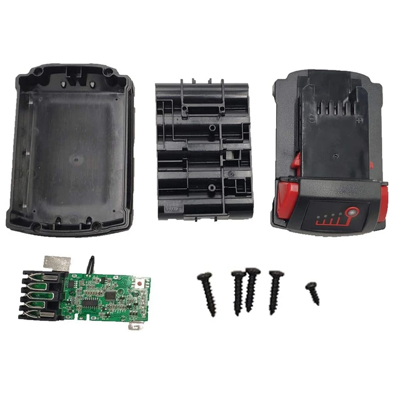 18V 1.5Ah 2.5Ah Replacement Battery Plastic Case for 18V M18 M18B 48-11-1820 -1828 48-11-10 Li-Ion Battery Cover Part
18V 1.5Ah 2.5Ah Replacement Battery Plastic Case for 18V M18 M18B 48-11-1820 -1828 48-11-10 Li-Ion Battery Cover Part