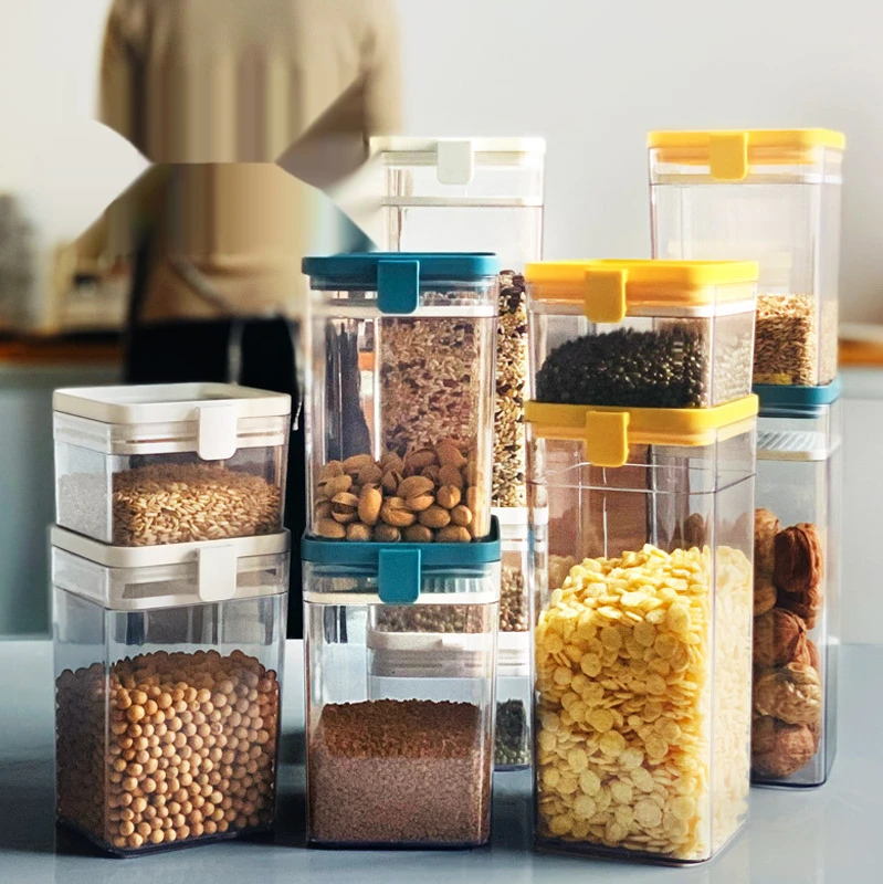 500/1000/1600ML PP Food Storage Container Kitchen Refrigerator Sealed Bottles Jar Multigrain Cereal Tank Dried Fruit Canister
500/1000/1600ML PP Food Storage Container Kitchen Refrigerator Sealed Bottles Jar Multigrain Cereal Tank Dried Fruit Canister