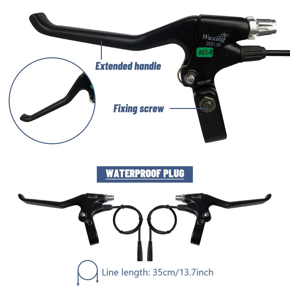 Wuxing 47PDD/115PDD Electric Bike E-bike Brake Lever Cut Of E-Brake Waterproof/SM Plug Left/Right Lever Replace Accessory
Wuxing 47PDD/115PDD Electric Bike E-bike Brake Lever Cut Of E-Brake Waterproof/SM Plug Left/Right Lever Replace Accessory