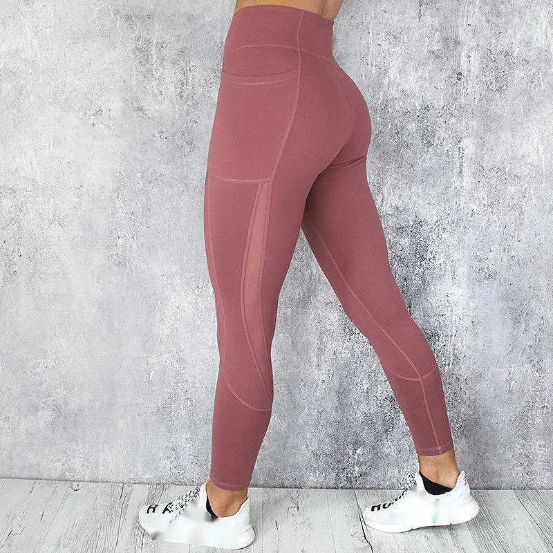 Mesh Patchwork Pants for Women 2021 Summer Skinny Yoga Pants with Pocket Elastic Waist Ankle-Length Pants Casual Sportswear
Mesh Patchwork Pants for Women 2021 Summer Skinny Yoga Pants with Pocket Elastic Waist Ankle-Length Pants Casual Sportswear