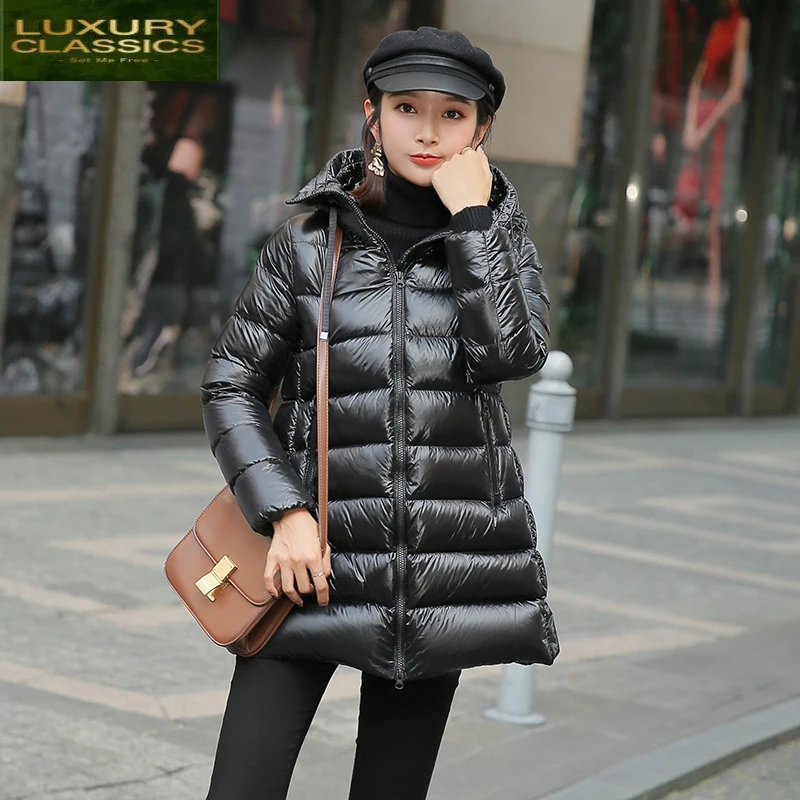 Women's Brand 2021 New Down Jacket Women Thick Warm 90 % White Duck Down Coat Female Korean Light Down Parkas Hiver 907
Women's Brand 2021 New Down Jacket Women Thick Warm 90 % White Duck Down Coat Female Korean Light Down Parkas Hiver 907