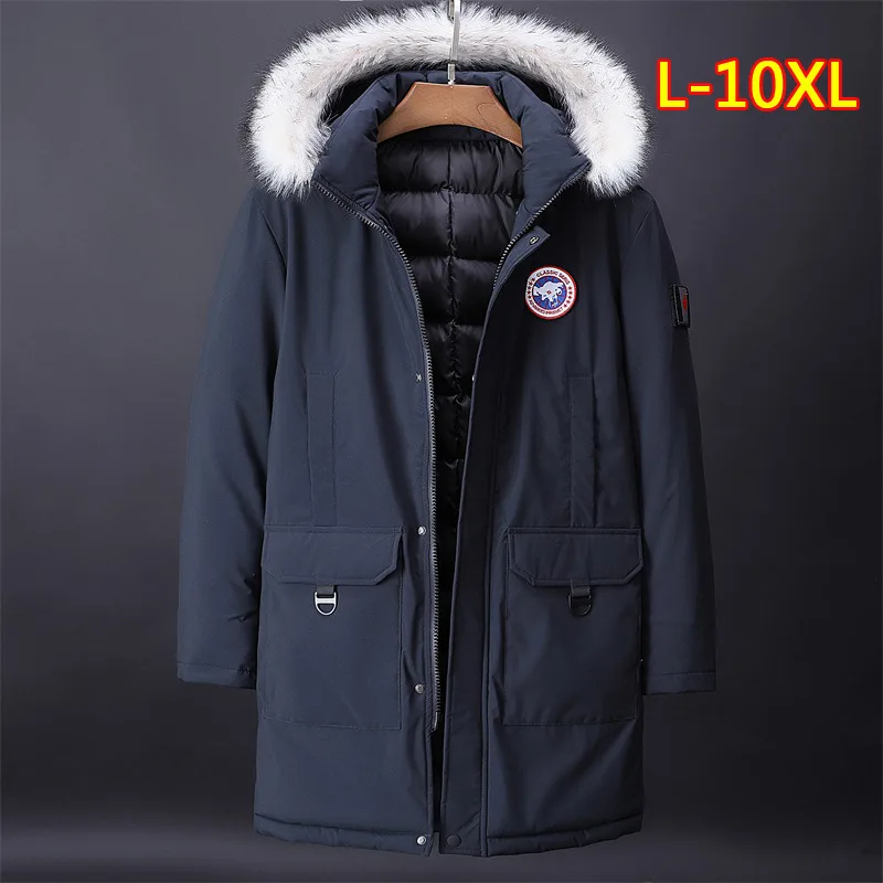 Winter Men's Plus Size Down Jacket Cold-proof Warm Jacket 10XL Plus Size Hooded Warm Down Jacket 9XL Puffer Jacket
Winter Men's Plus Size Down Jacket Cold-proof Warm Jacket 10XL Plus Size Hooded Warm Down Jacket 9XL Puffer Jacket