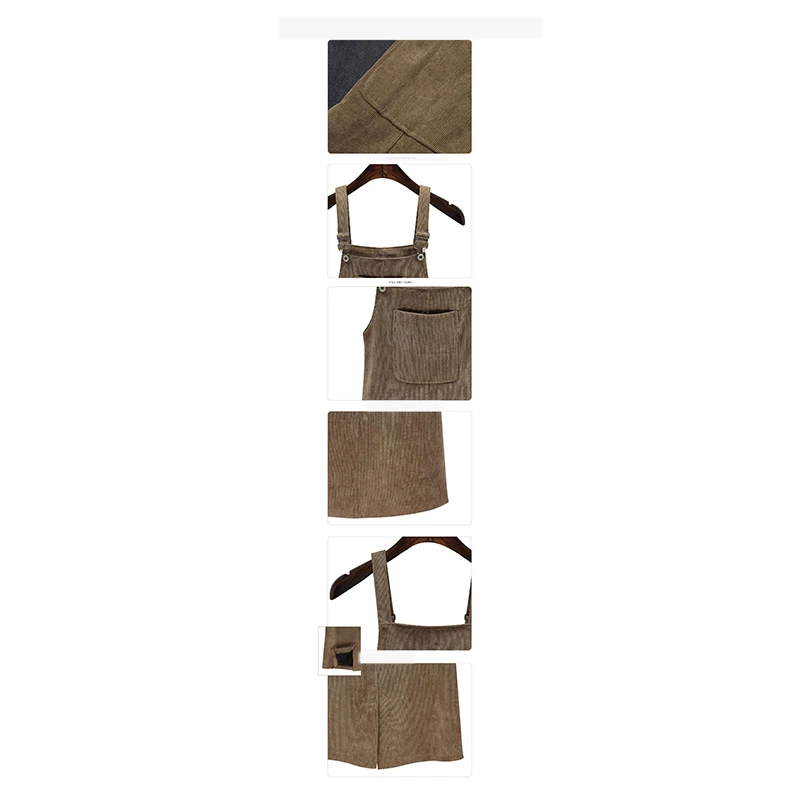 Corduroy loose strap dress tide sleeveless vintage winter knee-length plus size dress half daily vestido fashion sleeveless
Corduroy loose strap dress tide sleeveless vintage winter knee-length plus size dress half daily vestido fashion sleeveless