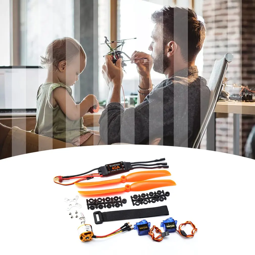 A2212 2212 1400KV / 2200KV Brushless Motor 40A ESC 6035 / 8060 Propeller SG90 9G Micro Servo for RC Fixed Wing Plane Helicopter
A2212 2212 1400KV / 2200KV Brushless Motor 40A ESC 6035 / 8060 Propeller SG90 9G Micro Servo for RC Fixed Wing Plane Helicopter