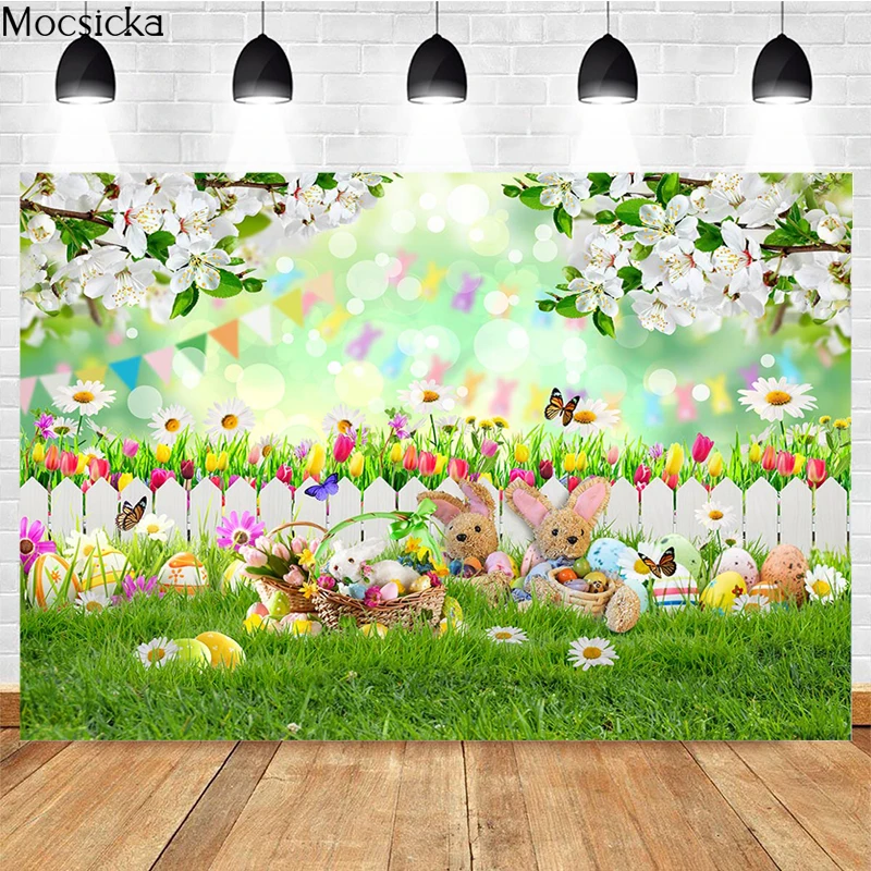 Mocsicka Spring Easter Photography Background Grass Bunny Butterfly Decoration Studio Props Child Portrait Photo Backdrop Banner
Mocsicka Spring Easter Photography Background Grass Bunny Butterfly Decoration Studio Props Child Portrait Photo Backdrop Banner