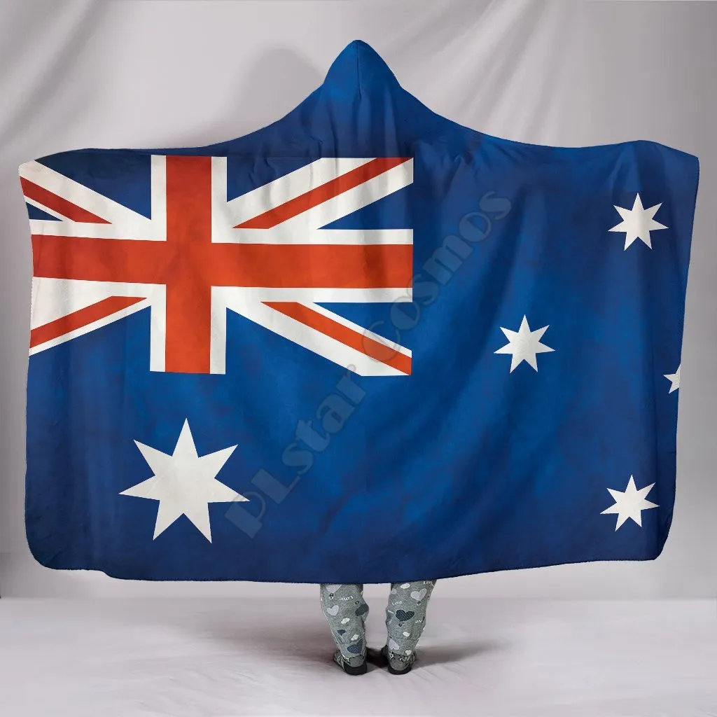 Australian Flag Hooded Blanket 3D Printed Wearable Blanket Adults For Kids Various Types Hooded Blanket Fleece blanket
Australian Flag Hooded Blanket 3D Printed Wearable Blanket Adults For Kids Various Types Hooded Blanket Fleece blanket