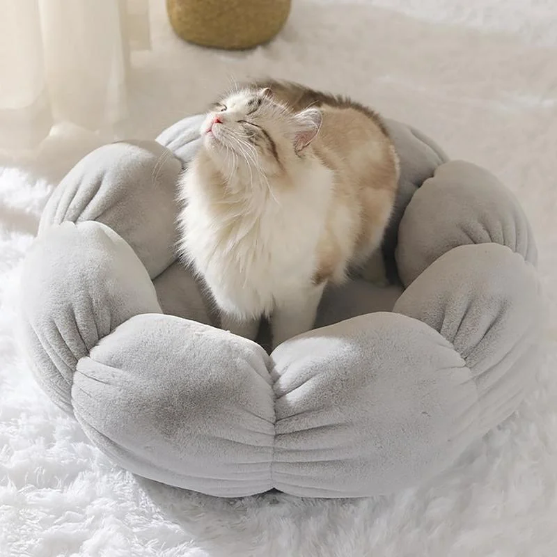 Cozy Pet Cat Bed Round Flower Shape Dog Kennel Winter Warm Plush Sleeping Cushion Soft Pet Nest Sleeping Bag Cat House Sofa Mat
Cozy Pet Cat Bed Round Flower Shape Dog Kennel Winter Warm Plush Sleeping Cushion Soft Pet Nest Sleeping Bag Cat House Sofa Mat