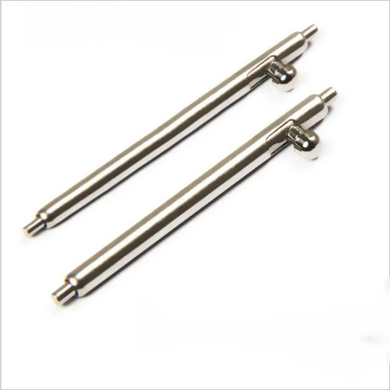 Spring Bar 3 Pieces Of Silver Metal Strap Tool-free 18-24 Mm Connecting Pin 1.5mm 1.8mm Thickness Stainless Steel | Наручные часы
