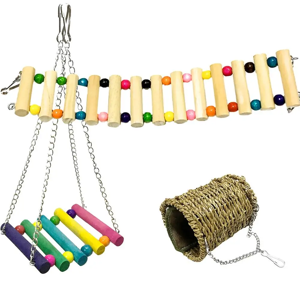 Swing Pet Hammock Small Pet Ladder Hamster Toy Sugar Glider Chinchilla Squirrel Parrot Small Pet Toy Warm Nest Natural Straw
Swing Pet Hammock Small Pet Ladder Hamster Toy Sugar Glider Chinchilla Squirrel Parrot Small Pet Toy Warm Nest Natural Straw