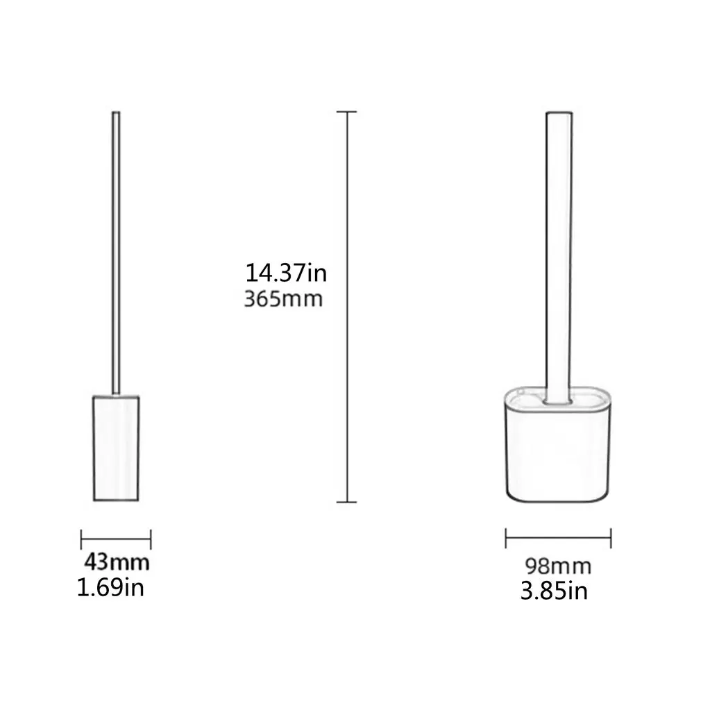 Sewing Soft Plastic Long Handle Toilet Brush Set Bathroom Household Toilet Cleaning Brush TPR Brush Head
Sewing Soft Plastic Long Handle Toilet Brush Set Bathroom Household Toilet Cleaning Brush TPR Brush Head