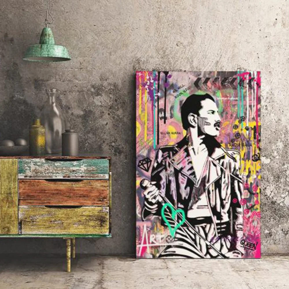Live Forever Music Pop Graffiti Poster Canvas Wall Art Print Canvas Painting Picture For Hotel Bar Living Room Home Decoration
Live Forever Music Pop Graffiti Poster Canvas Wall Art Print Canvas Painting Picture For Hotel Bar Living Room Home Decoration