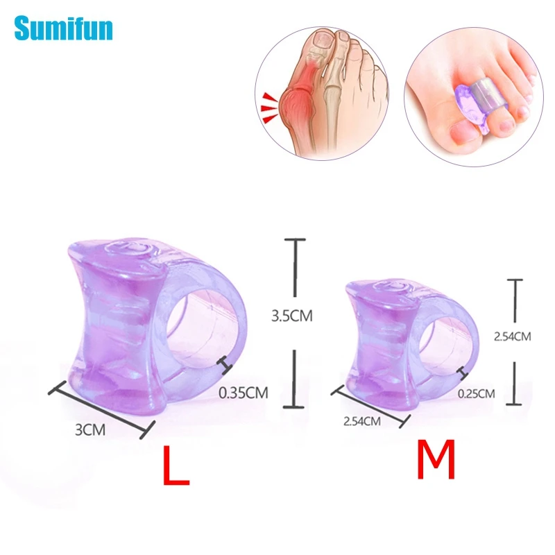 2pcs Purple Toe Separator Bone Corrector Straightener Thumb Corrector Spreader Overlapping Corrector Silicone Gel Orthotics
2pcs Purple Toe Separator Bone Corrector Straightener Thumb Corrector Spreader Overlapping Corrector Silicone Gel Orthotics
