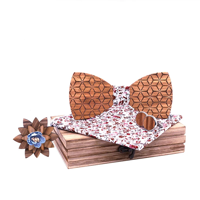 Linbaiway Luxury Wooden Bow Tie Handkerchief Cufflinks Brooch Set Wedding Corbatas Formal Dress Wood Bowties Butterfly Cravat
Linbaiway Luxury Wooden Bow Tie Handkerchief Cufflinks Brooch Set Wedding Corbatas Formal Dress Wood Bowties Butterfly Cravat