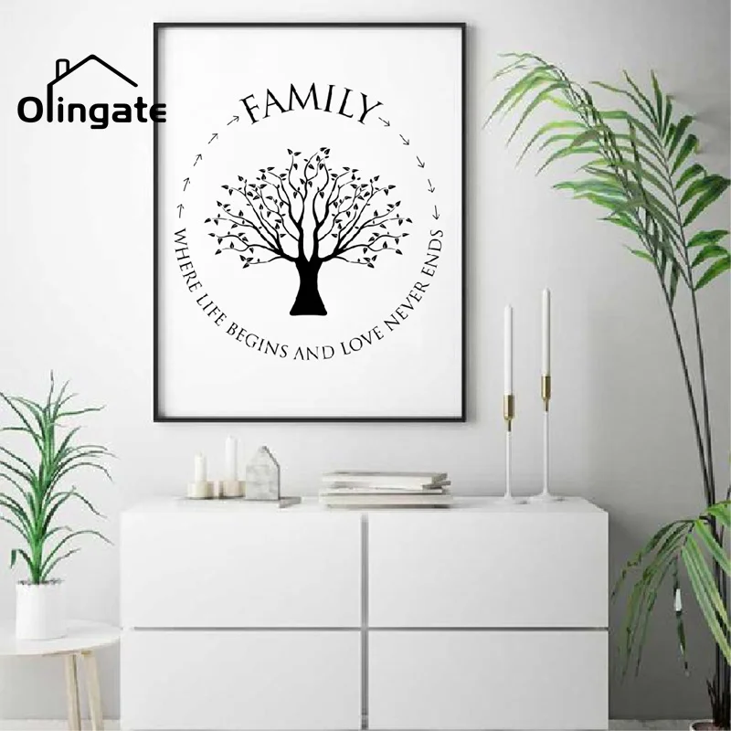 Modern Love Never Ends Family Tree Poster Prints Family Quotes Canvas Painting One Piece Canvas Art Living Drawing Home Decor
Modern Love Never Ends Family Tree Poster Prints Family Quotes Canvas Painting One Piece Canvas Art Living Drawing Home Decor
