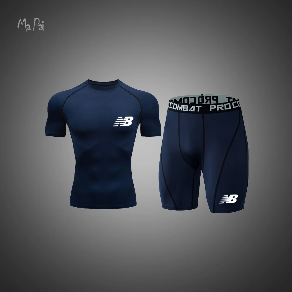 Men's 2Piece Set Of Outdoor Running And Easy-Drying Breathable Sports T-Shirt Fashion New MMA Gym Fitness Training Shaping Sport
Men's 2Piece Set Of Outdoor Running And Easy-Drying Breathable Sports T-Shirt Fashion New MMA Gym Fitness Training Shaping Sport