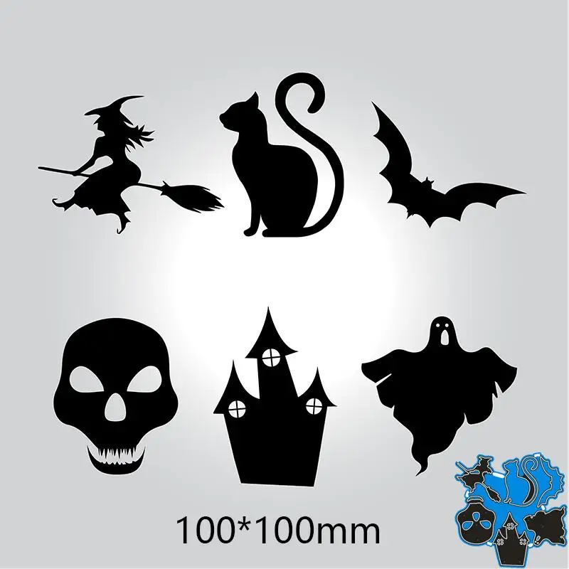 Metal steel Cutting Dies New Halloween set Exquisite DIY Scrapbooking Photo Album Embossing paper Cards 100*100mm
Metal steel Cutting Dies New Halloween set Exquisite DIY Scrapbooking Photo Album Embossing paper Cards 100*100mm