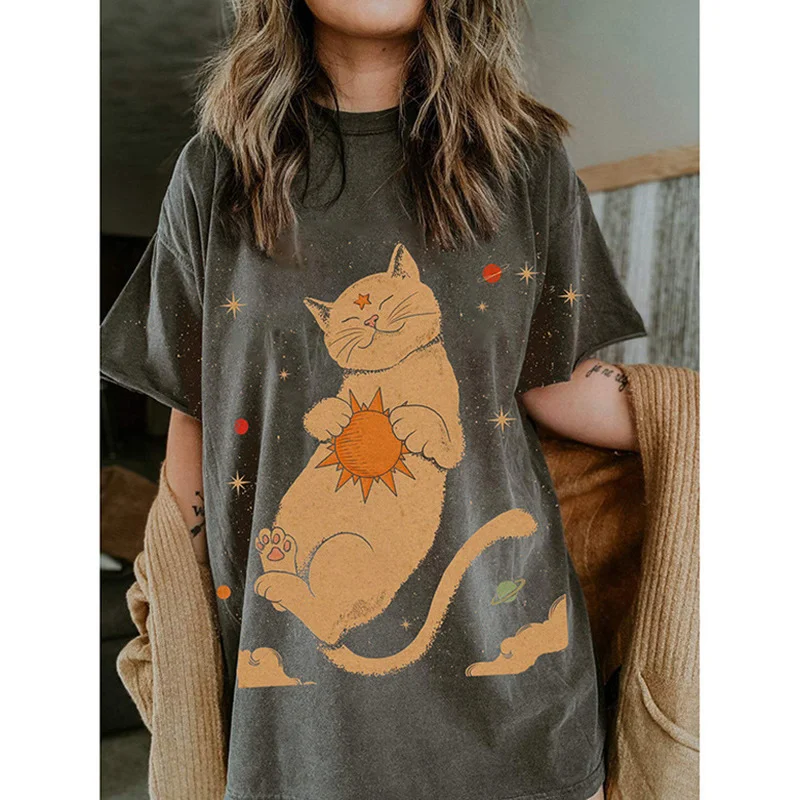 Skull T Shirt Letter Flower Print Vintage Graphic Tee Women New Streetwear Short Sleeve T Shirts Casual Summer French USA Style
Skull T Shirt Letter Flower Print Vintage Graphic Tee Women New Streetwear Short Sleeve T Shirts Casual Summer French USA Style