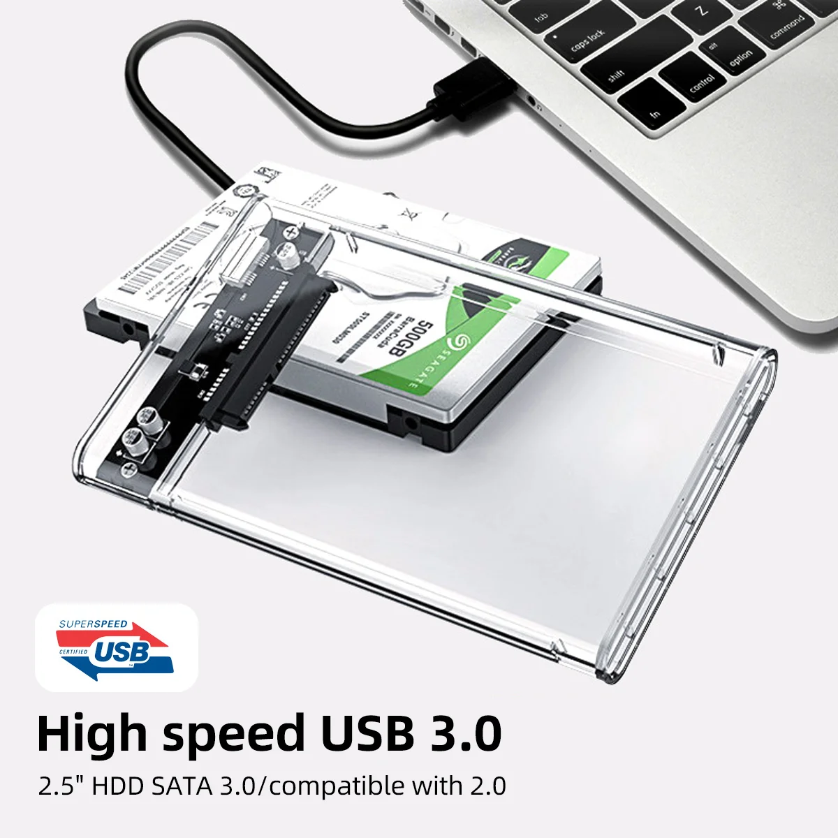 ANMONE USB3.0 HDD Enclosure 2.5inch Port SATA III SSD Hard Drive Case Support 6TB Mobile External HDD Box for Laptop Notebook PC
ANMONE USB3.0 HDD Enclosure 2.5inch Port SATA III SSD Hard Drive Case Support 6TB Mobile External HDD Box for Laptop Notebook PC
