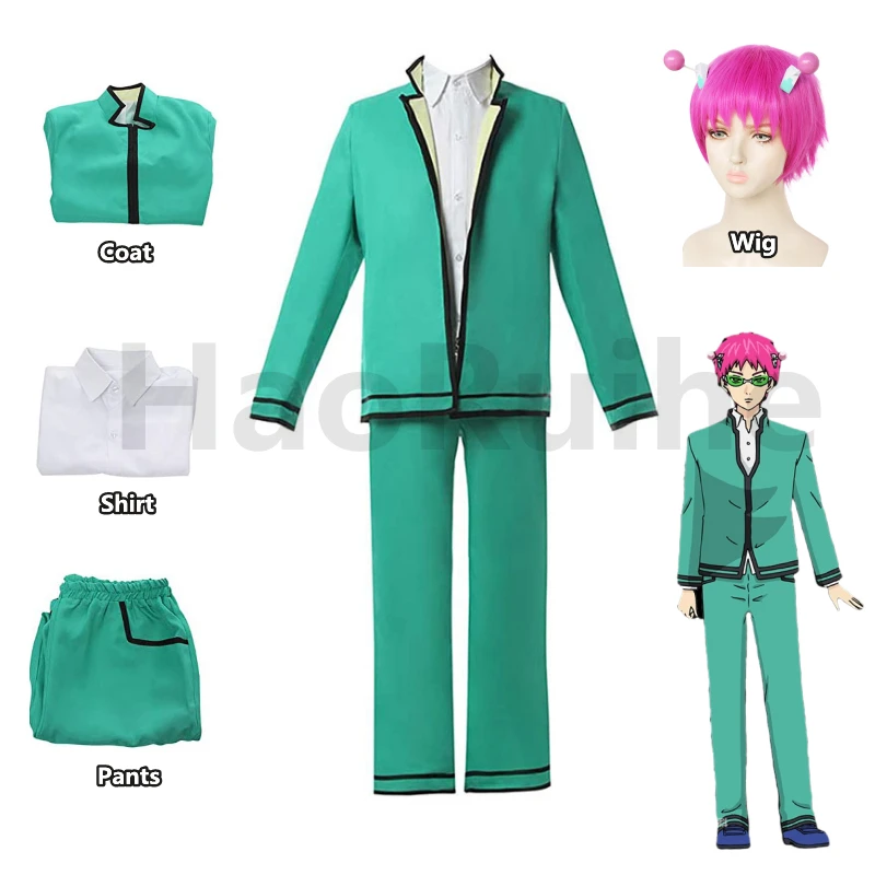 Anime Saiki Kusuo The Disastrous Life K.-Nan Cosplay Wigs Costumes Uniform Tops Pants Headwear Cos Props Wigs
Anime Saiki Kusuo The Disastrous Life K.-Nan Cosplay Wigs Costumes Uniform Tops Pants Headwear Cos Props Wigs