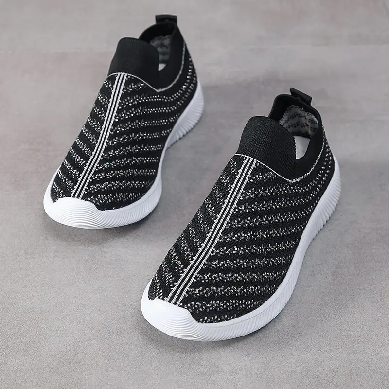 Spring Women Sneakers Shoes Autumn Flat Slip on Platform Tenis for Women Breathable Mesh Sock Sneakers Shoes Zapatos De Mujer
Spring Women Sneakers Shoes Autumn Flat Slip on Platform Tenis for Women Breathable Mesh Sock Sneakers Shoes Zapatos De Mujer