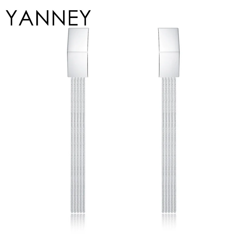 YANNEY New 925 Sterling Silver Tassel Willow Leaf Pendant Earrings For Women Fashion Wedding Gift Party Jewelry
YANNEY New 925 Sterling Silver Tassel Willow Leaf Pendant Earrings For Women Fashion Wedding Gift Party Jewelry