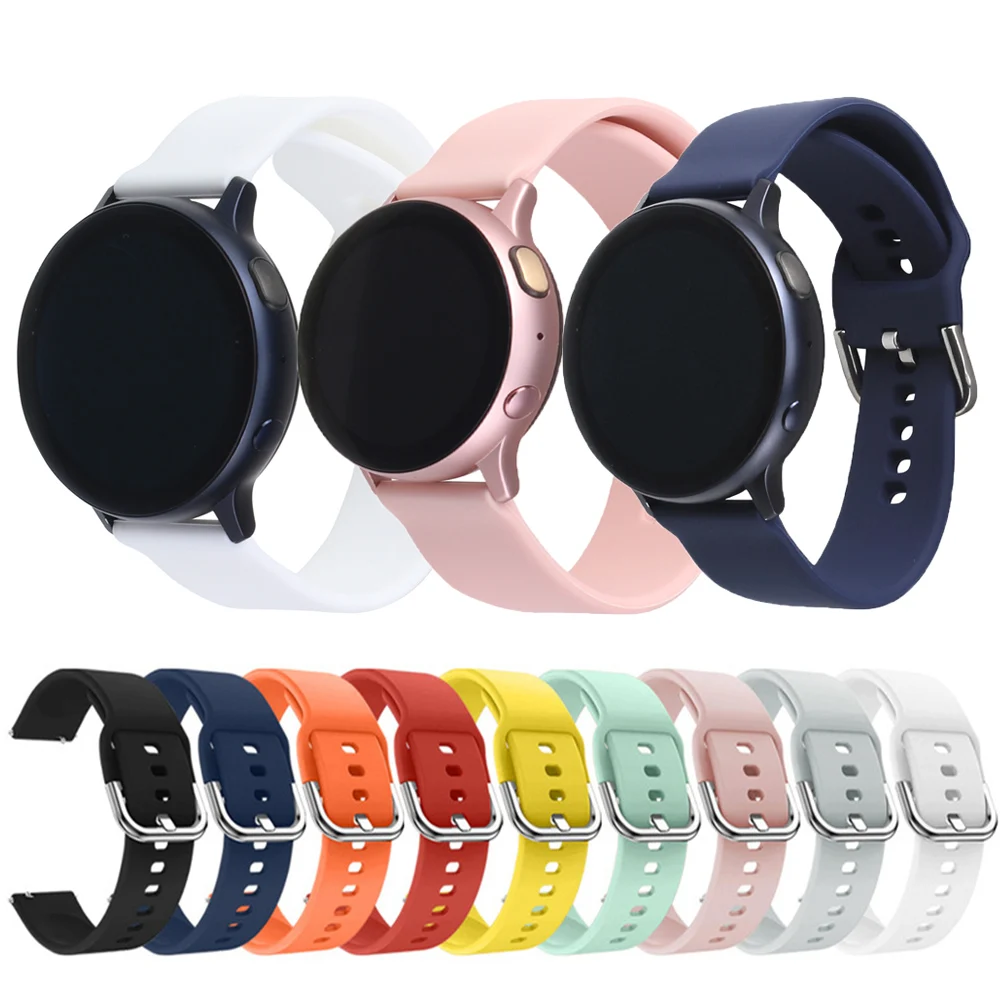 22/20mm Silicone Strap For Samsung Galaxy Watch Active 3 Gear S2 Watchband Bracelet for Amazfit bip Strap For Amazfit GTR 42mm
22/20mm Silicone Strap For Samsung Galaxy Watch Active 3 Gear S2 Watchband Bracelet for Amazfit bip Strap For Amazfit GTR 42mm
