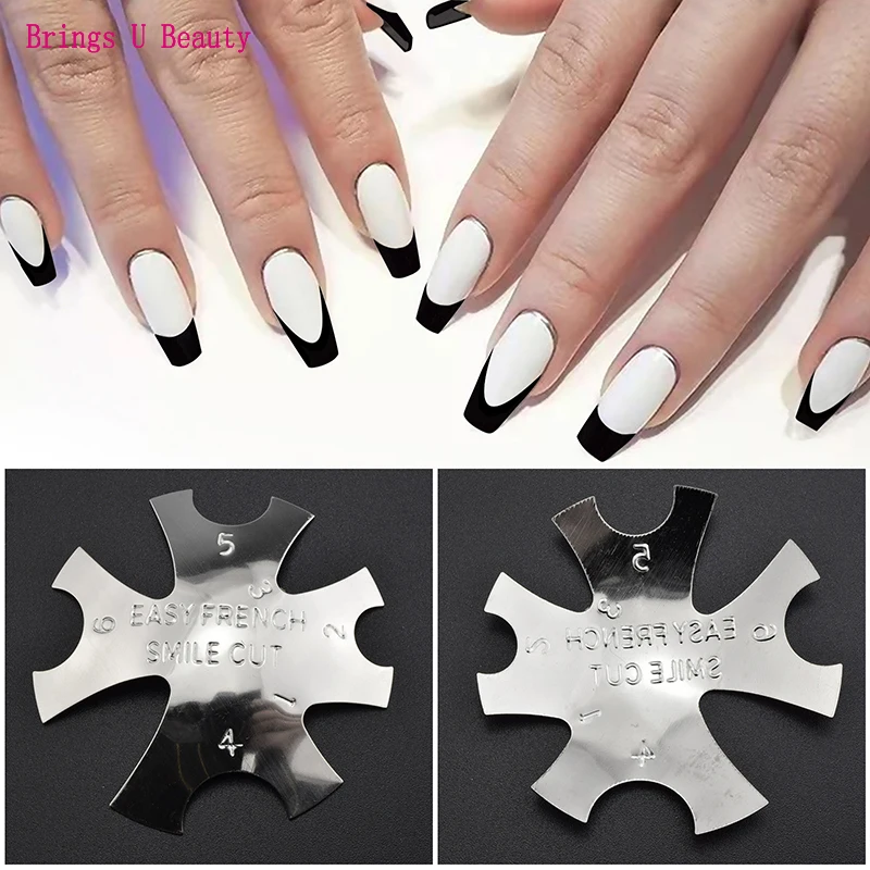 Easy French Tips Smile Line Pink & White Cut Nail Art UV Gel Acrylic Essenial Tools 9 Sizes Cutter Edge Trimmer Template
Easy French Tips Smile Line Pink & White Cut Nail Art UV Gel Acrylic Essenial Tools 9 Sizes Cutter Edge Trimmer Template