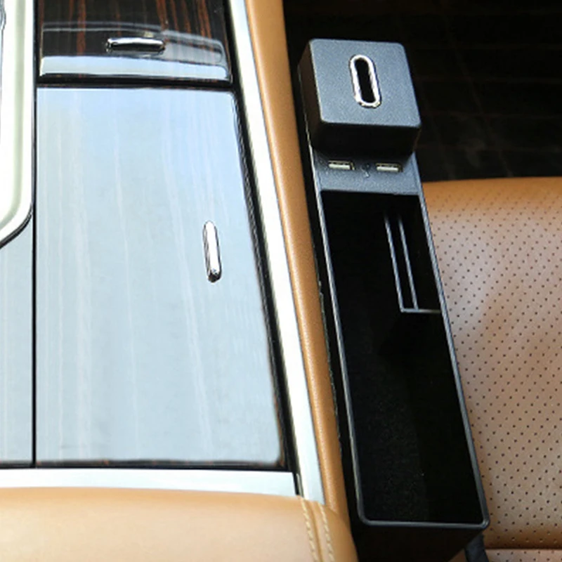 Car Seat Side Pocket Console Organizer USB Port Seat Gap Filler Car Interior Accessories Storage Bag
Car Seat Side Pocket Console Organizer USB Port Seat Gap Filler Car Interior Accessories Storage Bag