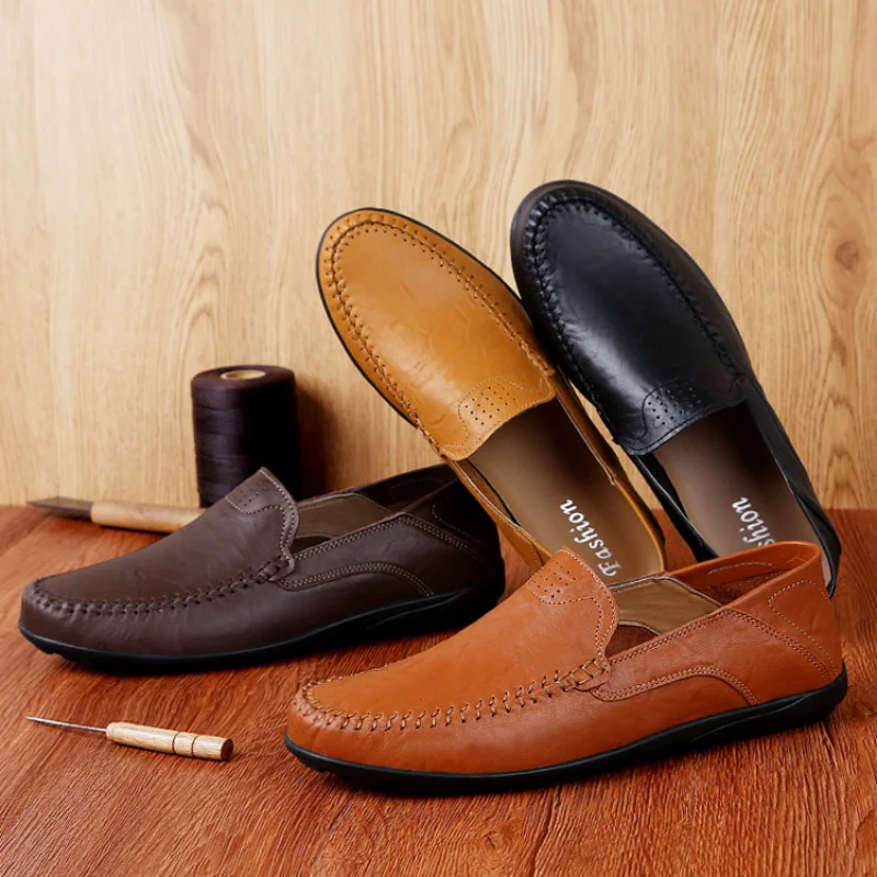 2021 New Men's Over-the-foot Shoes Spring and Summer Trend Casual Leather Shoes Peas Shoes Lazy Pedal Soft-soled Shoes
2021 New Men's Over-the-foot Shoes Spring and Summer Trend Casual Leather Shoes Peas Shoes Lazy Pedal Soft-soled Shoes