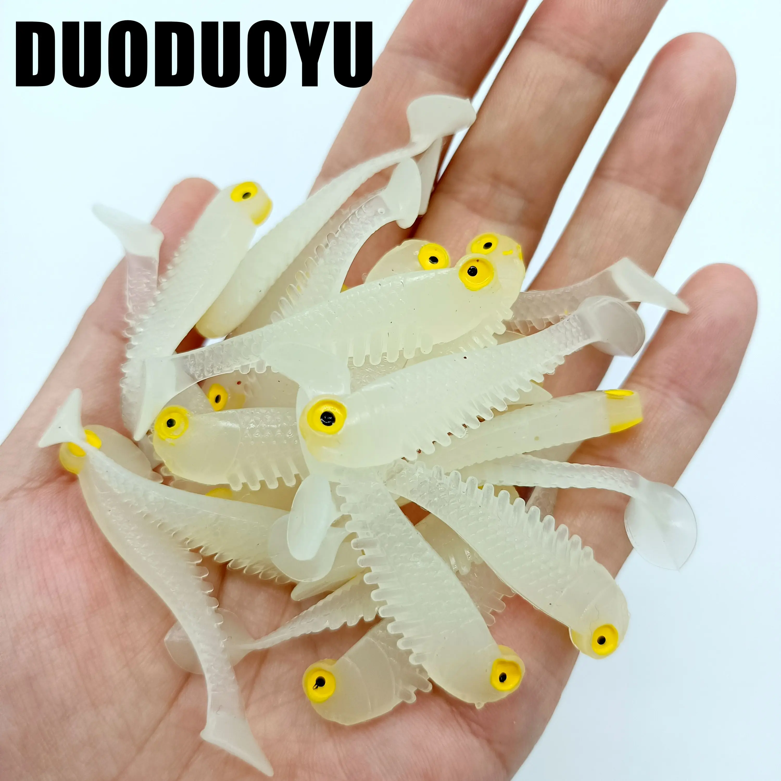 DUODUOYU 100 шт./лот мягкая рыболовная приманка 1,3 г/50 мм Т-образный хвост силиконовая приманка свимбейт воблеры искусственные рыболовные снасти
DUODUOYU 100 шт./лот мягкая рыболовная приманка 1,3 г/50 мм Т-образный хвост силиконовая приманка свимбейт воблеры искусственные рыболовные снасти