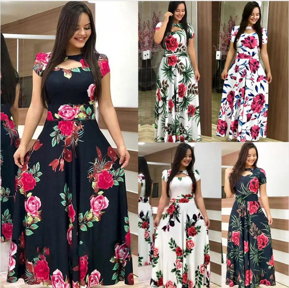 ER YA ER YUNSummer Women's Dress 2020 Casual Bohemia Flower Print Maxi Dresses Fashion Hollow Out Tunic Vestidos Dress Plus Size
ER YA ER YUNSummer Women's Dress 2020 Casual Bohemia Flower Print Maxi Dresses Fashion Hollow Out Tunic Vestidos Dress Plus Size
