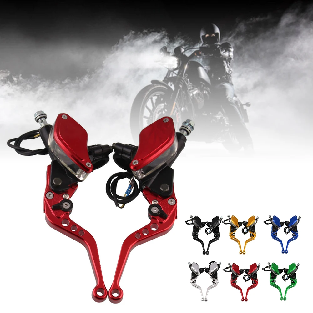 1 Pair Motorcycle Accessories Hydraulic Brake Lever With Master Cylinder Reservoir For 7/8" Handlebar
1 Pair Motorcycle Accessories Hydraulic Brake Lever With Master Cylinder Reservoir For 7/8" Handlebar