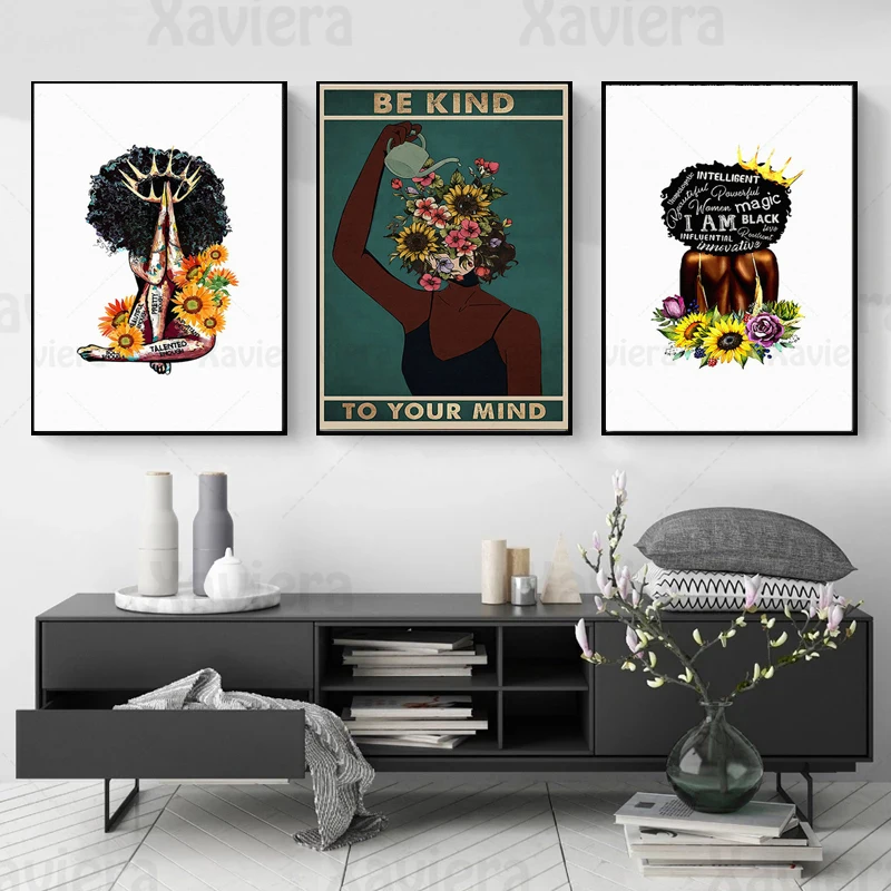 African Black Woman Canvas Painting Decorative Pictures Modern Posters and Prints Wall Art Living Room Girl Bedroom Home Decor
African Black Woman Canvas Painting Decorative Pictures Modern Posters and Prints Wall Art Living Room Girl Bedroom Home Decor