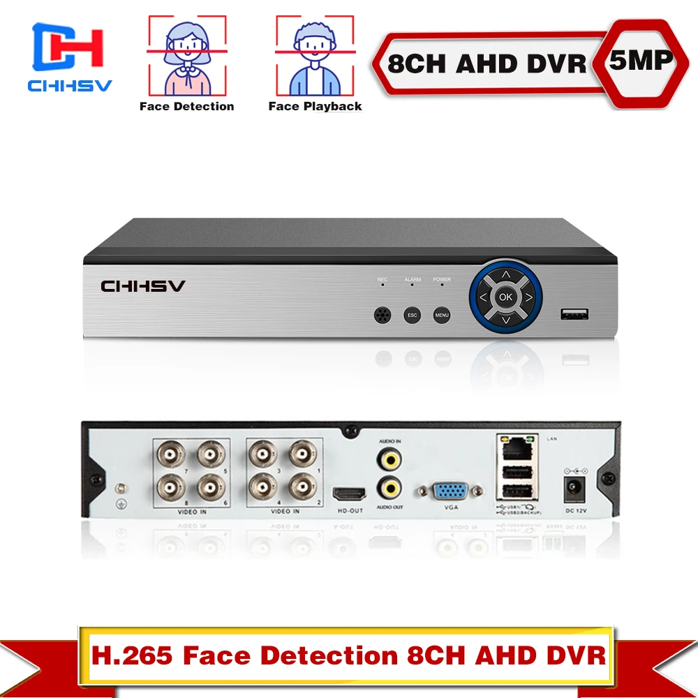4 и 8 channe 1080P 5MP 6 в 1 DVR видеорегистратор для AHD камеры аналоговая камера IP камера P2P NVR система видеонаблюдения DVR H.265 4ch 8ch 
4 и 8 channe 1080P 5MP 6 в 1 DVR видеорегистратор для AHD камеры аналоговая камера IP камера P2P NVR система видеонаблюдения DVR H.265 4ch 8ch