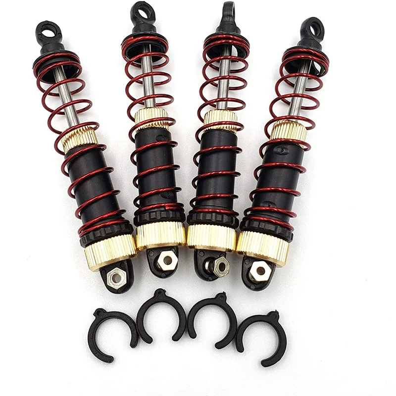 4Pcs RC Shock Absorber Adjustable Assembled Spring Damper Suspension Upgraded Oil Filled Shock 25-ZJ03 For 9125 RC Car
4Pcs RC Shock Absorber Adjustable Assembled Spring Damper Suspension Upgraded Oil Filled Shock 25-ZJ03 For 9125 RC Car