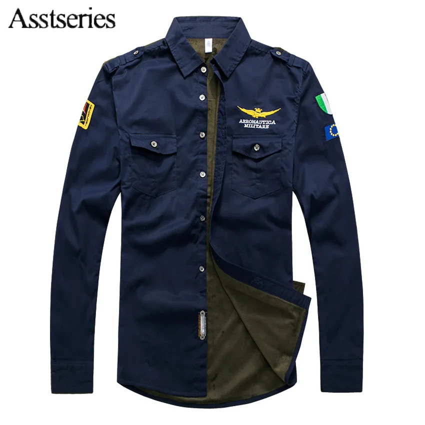 2021 New shirts men's spring Air Force One shirt men brand bomber warm long sleeve casual shirts with velvet 59wy
2021 New shirts men's spring Air Force One shirt men brand bomber warm long sleeve casual shirts with velvet 59wy