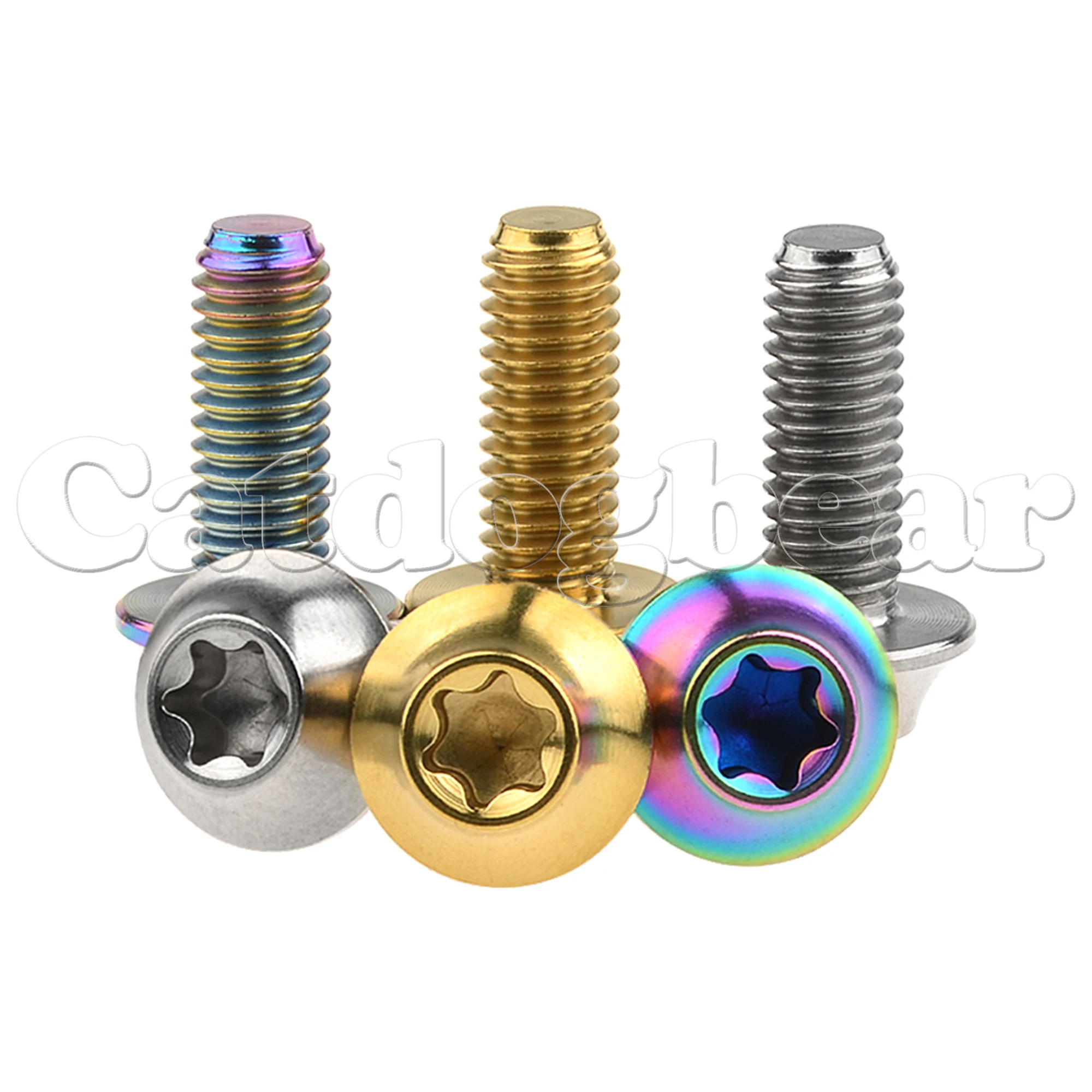 Catdogbear титановый болт M6x16 20 мм Кнопка Torx T30 головка для велосипеда V тормоз 6 шт.
Catdogbear титановый болт M6x16 20 мм Кнопка Torx T30 головка для велосипеда V тормоз 6 шт.