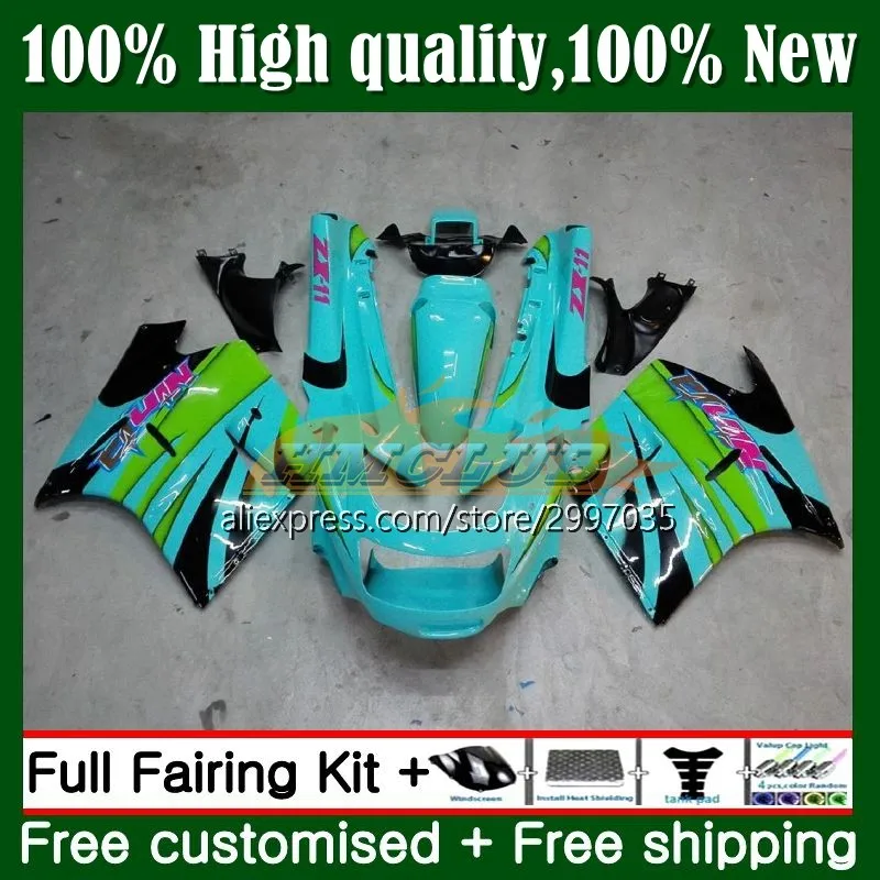 ZZR1100 For KAWASAKI NINJA ZX 11R ZX11 R Cyan greenZZR 1100 2No.55 ZX11R 1993 1994 1995 1996 1997 ZX-11R 98 99 00 01 Fairing
ZZR1100 For KAWASAKI NINJA ZX 11R ZX11 R Cyan greenZZR 1100 2No.55 ZX11R 1993 1994 1995 1996 1997 ZX-11R 98 99 00 01 Fairing