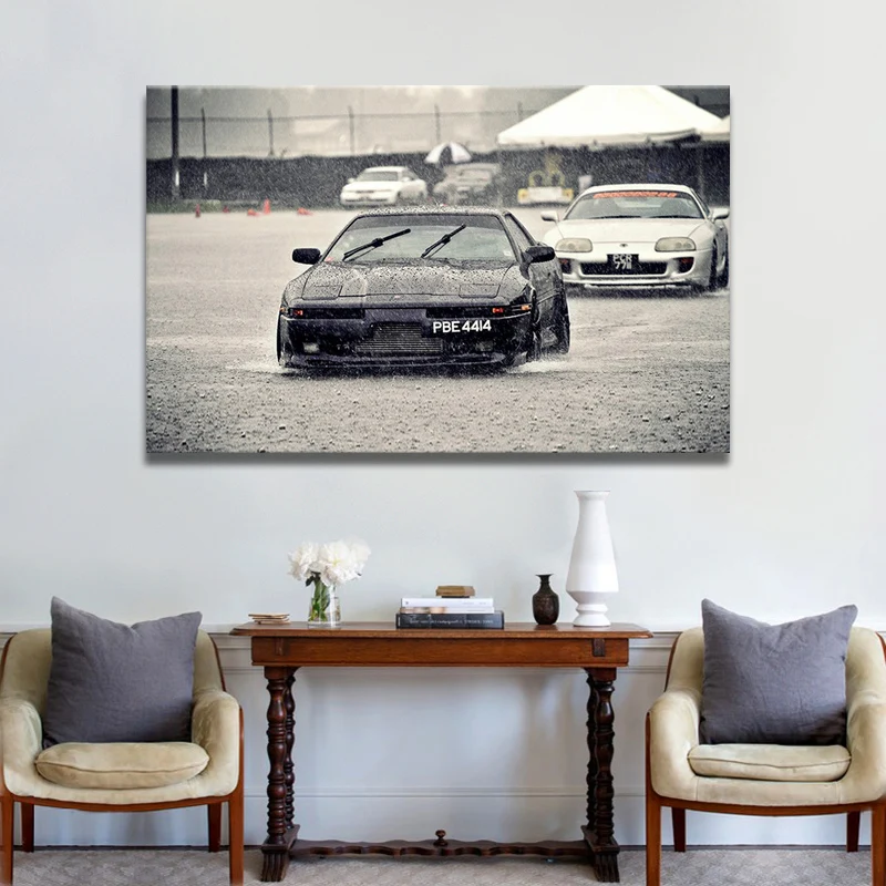 Classic old car JDM Toyota Supra poster home decoration painting hanging painting living room office Cuadros canvas
Classic old car JDM Toyota Supra poster home decoration painting hanging painting living room office Cuadros canvas