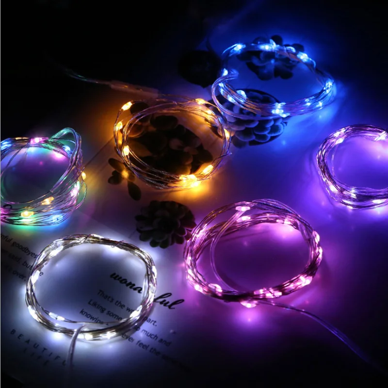 20pcs LED String Lights 1M 2M 3M Copper Wire Garland For Christmas Wedding Party Decoration Fairy Lights Colorful String Lights
20pcs LED String Lights 1M 2M 3M Copper Wire Garland For Christmas Wedding Party Decoration Fairy Lights Colorful String Lights