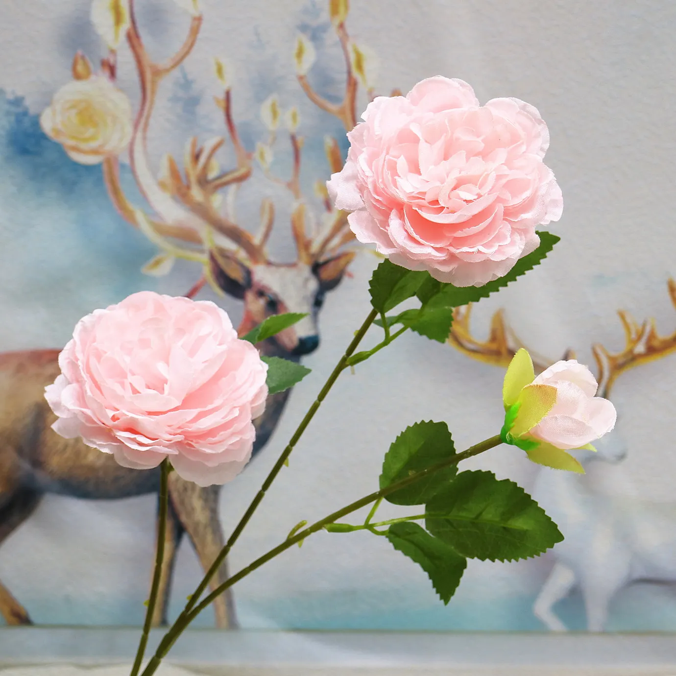 Artificial rosa peônia flores de seda diy ramo longo 3 cabeças peônias flores falsas falso flores cenário de casamento decoração
Artificial rosa peônia flores de seda diy ramo longo 3 cabeças peônias flores falsas falso flores cenário de casamento decoração