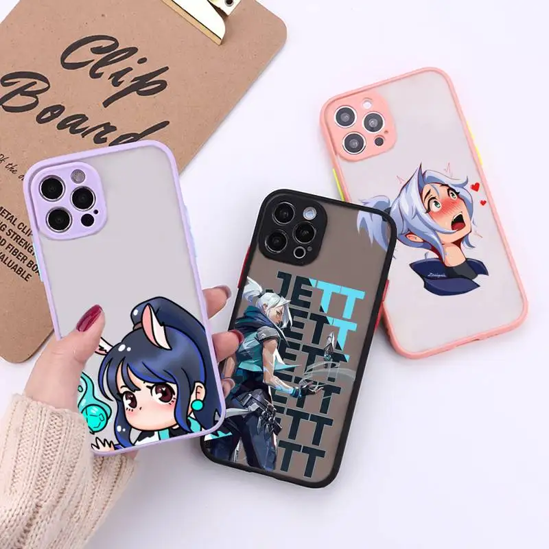 Valorant Phone Case For iPhone 12 11 Mini Pro XR XS Max 7 8 Plus X Matte transparent Back Cover
Valorant Phone Case For iPhone 12 11 Mini Pro XR XS Max 7 8 Plus X Matte transparent Back Cover