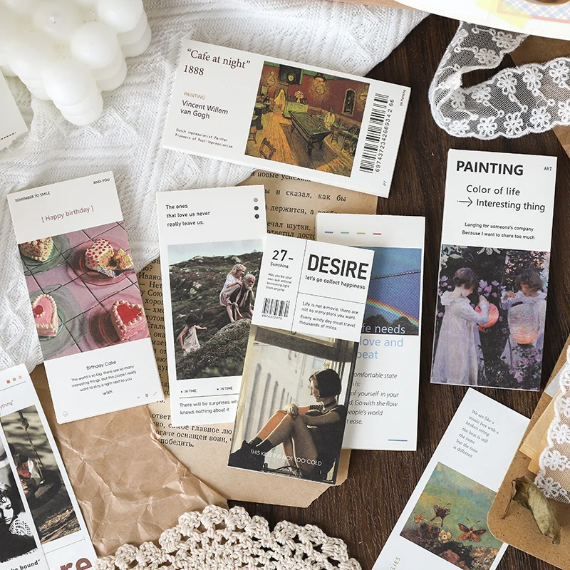 Yoofun 50sheets Ins Aesthetic Memo Pads Decorative Material Paper for Wall Collage Junk Crafts Journals Office School Stationery
Yoofun 50sheets Ins Aesthetic Memo Pads Decorative Material Paper for Wall Collage Junk Crafts Journals Office School Stationery